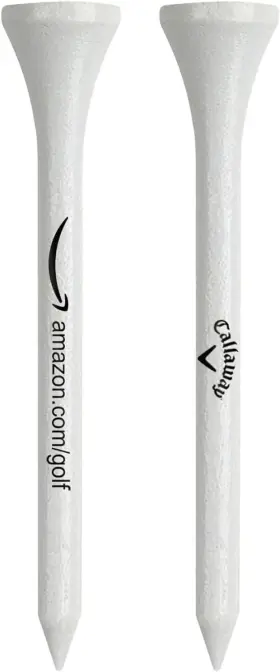 Callaway 689769100604 Wood Golf Tees Pack Of 100 Medium White