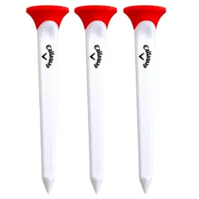 Callaway 689769999703 Par Tee Plastic Golf Tees 10 Pack Red Red/white