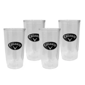 C19958 Callaway New Golf Clear Patch 16oz Tumblers Set Of 4 C19958 Callaway New Golf Clear Patch 16oz Tumblers Set Of 4