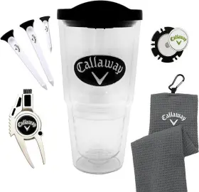 C19959 Callaway New Golf Clear Patch 24oz Tumbler Gift Set C19959 Callaway New Golf Clear Patch 24oz Tumbler Gift Set