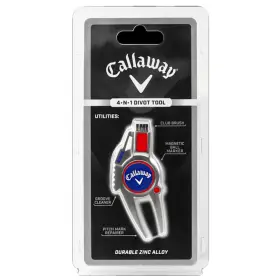 C29006 Callaway 4 In 1 Divot Tool And Ball Marker - Red/white/blue