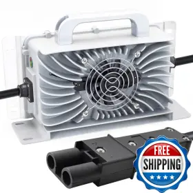 Captok B0bjztp8hh 48v 15 Amp Golf Cart Waterproof Battery Charger For 48 Volt Yamaha