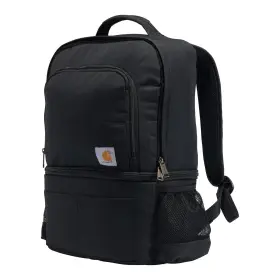 B0000545 Carhartt Insulated 24 Can Two Compartment Cooler Backpack One Size Black