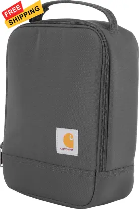 B000058103999 Carhartt Gear B0000581 Insulated Lunch Cooler - One Size Fits All Gravel