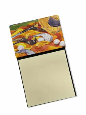 6063sn Carolines Treasures Golf Clubs Golfer Watercolor Sticky Note Holder
