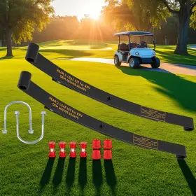 604494 Cartalia 603498 Heavy Duty Rear 2 Leaf Spring Kit For Ezgo Rxv Golf Cart 2008-up