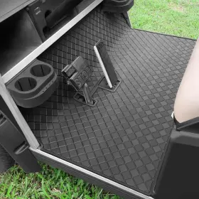Cartalia 744675643680 Golf Cart Floor Liner Mat 8mm Thick Rubber Full Coverage Fit For Club Car Ds 198
