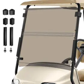 Eztr93 Cartalia Tinted Golf Cart Windshield 3/16 Inch 5mm Thicken For 2014-up Ezgo Txt 41.42