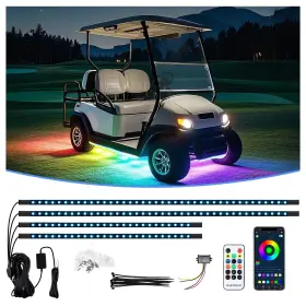 Gcul007 Cartalia Golf Cart Underbody Led Lights 4pcs 12v - 80v Input Underglow Ligh