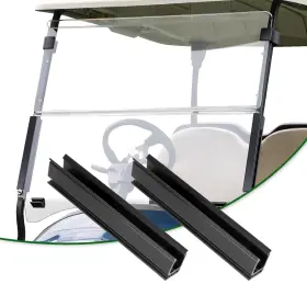 Wpdst34 Cartalia Golf Cart Windshield Retaining Clips 1.0-inch Width 11.2-inch Length 2 Pcs F