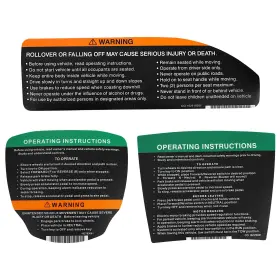 Ct-0017 Cartclan Club Car Precedent Steering Wheel Sticker&dashboard Sticker Kit