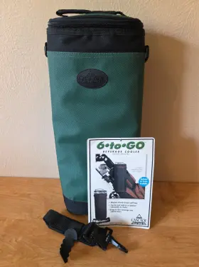 Cascade Golf Bag Co 010027004141 6 To Go Beverage Cooler Green Vintage New