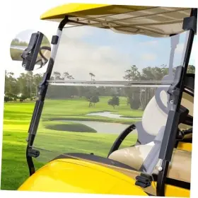 Cascartcade 761152535221 3rd Gen Hinge Club Car Precedent Windshield 3/16 Inch 5mm Thickened Pc Clear