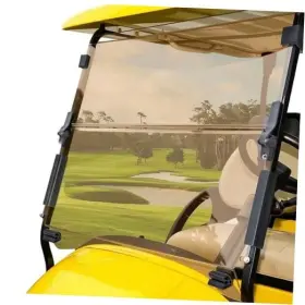Cascartcade 761152535238 3rd Gen Hinge Club Car Precedent Windshield 3/16 Inch 5mm Thickened Pc Tinted