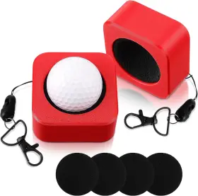 Ia-ceoighe-0344 Ceoighe 2pcs Portable Golf Ball Cleaner With Magnetic Clip 4pcs Replaceable Cloth Gift