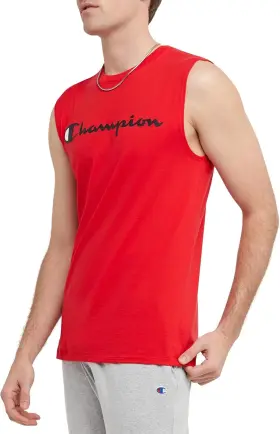 Gt24h Champion Mens Classic Jersey Tank Small Scarlet - Script Logo