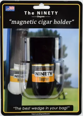 Cigar & Rum 744759265715 The Ninety Degree Wedge - Ultimate Premium And Versatile Magnetic Holder