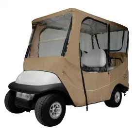 Classic Accessories 445028995984 Fairway Long Roof Travel Golf Car Enclosure Khaki