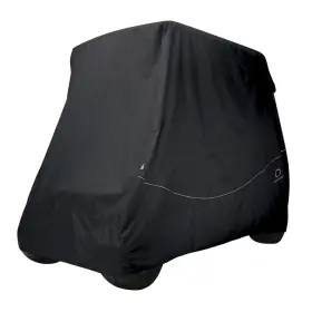 B00ku00v40 Classic Accessories Fairway Long Roof 4-person Golf Cart Quick-fit Cover Black