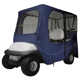 B00ku018bk Classic Accessories Fairway Long Roof 4-person Deluxe Golf Cart Enclosure Navy B00ku018bk Classic Accessories Fairway Long Roof 4-person Deluxe Golf Cart Enclosure Navy