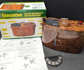 Club Clean 691199824586 The Executive Motorized And Ball Cleaner Brown/black