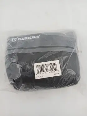 Club Scrub 196852632220 Golf Cleaning Pouch Bag Black Csb-blk New Sealed Accessory