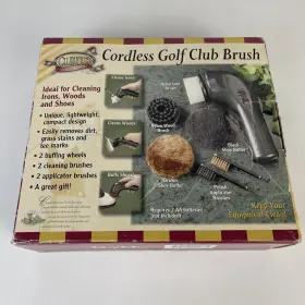 Clubhouse Collection 716417901839 New Open Box Cordless Golf Club Brush Irons Woods And Shoes