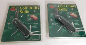 77003 Clubhouse Collection Golf Utility Knife Multi-purpose Tools 2 Pc Lot 77003 Clubhouse Collection Golf Utility Knife Multi-purpose Tools 2 Pc Lot