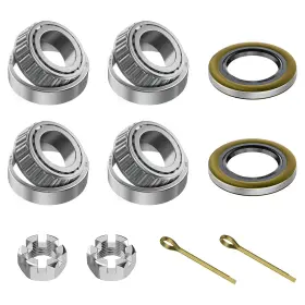 Aix-cb-089 Clubrally 2 Set Ezgo Txt Golf Cart Front Axle Wheel Hub Bearings And Seal G&e 1976-up Oe