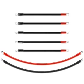 Aix-cb-091 Clubrally Golf Cart Battery Cables Power Wiring Kit 4 Gauge Ezgo For 19