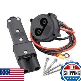 Clubrally B08npnmlnn 48v Mac Dc Charger Plug Kit Jr1-h235a-00jr1-h6181-02-00 Powerwise