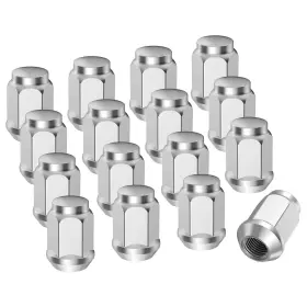 Cb-142 Clubrally Golf Cart Chrome Lug Nuts Applicable To Yamaha/gem 12mmx1.25 Pack Of 16
