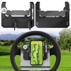 Clubrally Cb-143 Golf Cart Accessories Steering Wheel Phone Mount Club Car Ezgo Yamaha