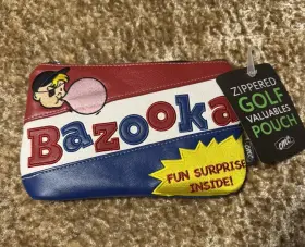 Iph67590bazooka Cmc Design Bazooka Joe Valuables Pouch - White/red/blue