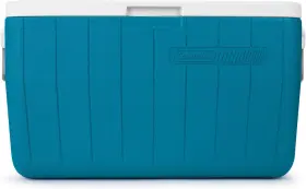 2164932 Coleman Chiller Series 48 Quart Insulated Portable Cooler Hard Ocean Blue