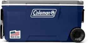 2179154 Coleman Classic Series Insulated Portable Rolling Cooler With 100qt Twilight