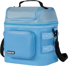 2214182 Coleman Pro 24-can Premium Soft Cooler Lunchbox Fully Blue Sky