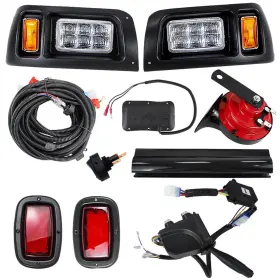 88002 Cool Star Led Headlights And Tail Light Kits Compatible With Club Car Ds 1993