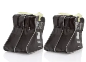 Corkwaw 758091593467 Portable 2 Pair Boot Storage Bags Dust Proof Shoe Zippered Short Boots O