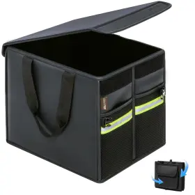 Corz002 Coverado Trunk Organizer For Car- Nappa Leather Suv With Corz002 Coverado Trunk Organizer For Car- Nappa Leather Suv With
