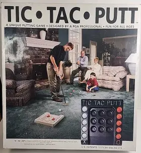 Cpp Club Pro Products 385150480125 Tic Tac Putt Unique Putting Floor Golf Game Pga Professional Design Complete