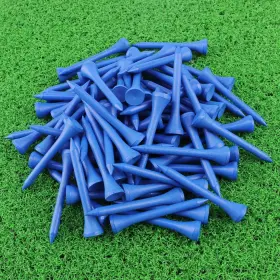 Crestgolf 601948224444 Professional 2 1/8 Inch Deluxe Wood Golf Tees 100pcs Blue