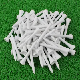 Lysb01f58zls2-sprtseqip Crestgolf Professional 2 1/8 Inch Deluxe Wood Golf Tees 100pcs White