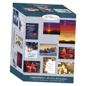 Crown Point Graphics 713755226679 Card-boxed-christmas-assorted/gods Blessings Box Of 48