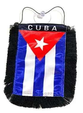 B073jmtv65 Cuban Automobile And Home Designs Flag For Car Accessories Design Classic Viva Cuba