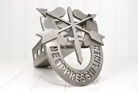12741 Custom Hitch Covers 12741-stainless Steel De Oppresso Liber Cover 2 Inch