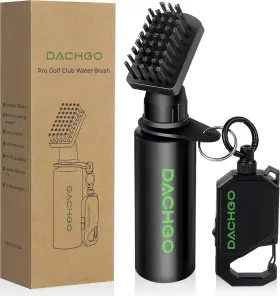 Dachgo 726084686144 Pro Golf Club Cleaner Brush Water With Lockable Retractor Clip And Squ