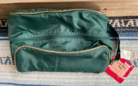 Dayton Hudson 490400904327 Vtg 1996 Nylon Green Golf Shoe Travel Bag With Handle 12 Inch X8.5 X5