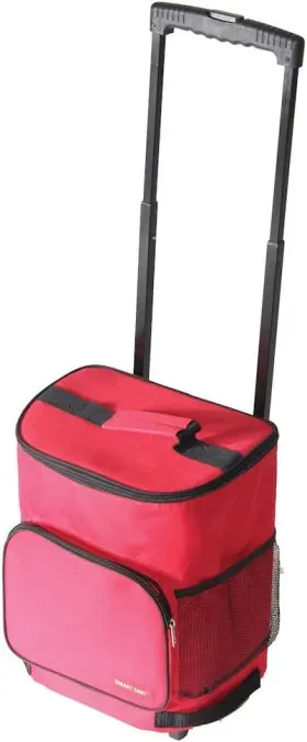 01-566 Dbest Products Ultra Compact Cooler Smart Cart Red Insulated Standard