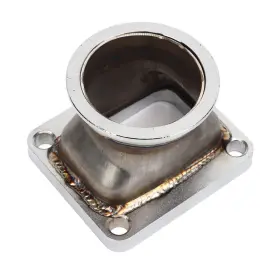 Demerasf1yho8pkct577 Demeras V Band To T4 Turbo Flange Adaptor 2 5in Long Lasting Stainless Steel